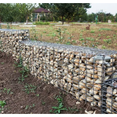 Габион цоколь спиральный оцинкованный (Ц) для забора 2,5х0,3х0,5х5х50х100 мм ГОСТ Р 58120-2018