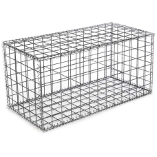 Габион сварной коробчатый с клипсами оцинкованный (Ц) 0,5х0,5х0,5х3,8х50х100 мм ГОСТ Р 58120-2018