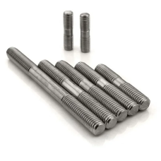 Шпилька стальная для ввертывания в мягкий металл с клеевым стопором оцинкованная исп.1 38ХА М3х18 мм ОСТ 1 31813-80